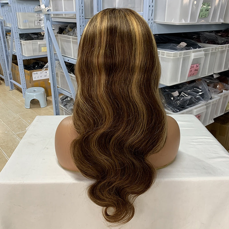 13x4 Lace Front Human Hair Wig Cap