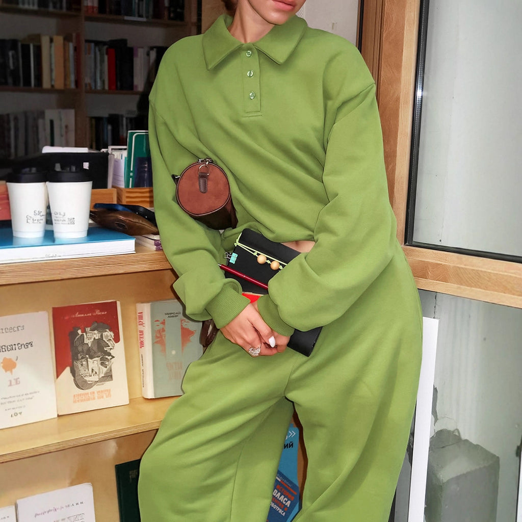 Street Casual Sweatshirt Outfit Women 2025 Winter Fashion