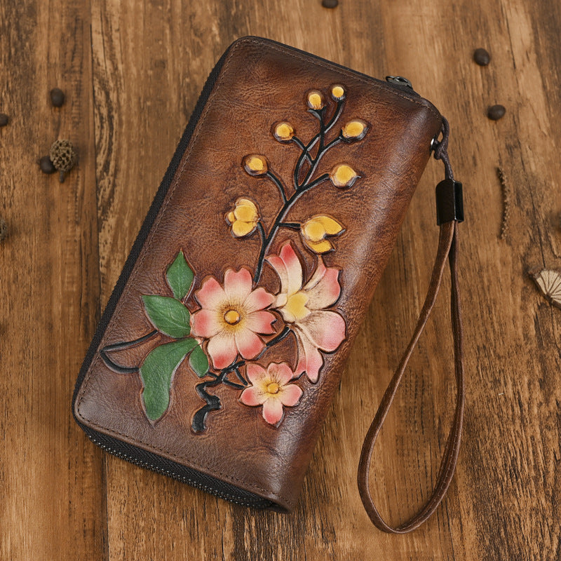 Women's Fashion Personalized Double Zipper Long Wallet