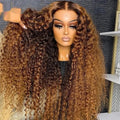 Curly Loose Deep Wave Lace Forehead Wig 13x4