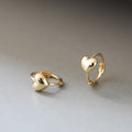 Minimalist Heart-shaped Ear Bone Clip Earrings