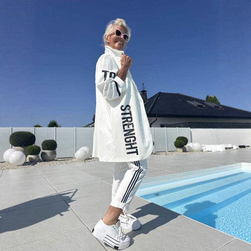 2025 Europe And America Cross Border Women's Independent Station Amazon AliExpress New Popular Ladies Letter Set Casual Women